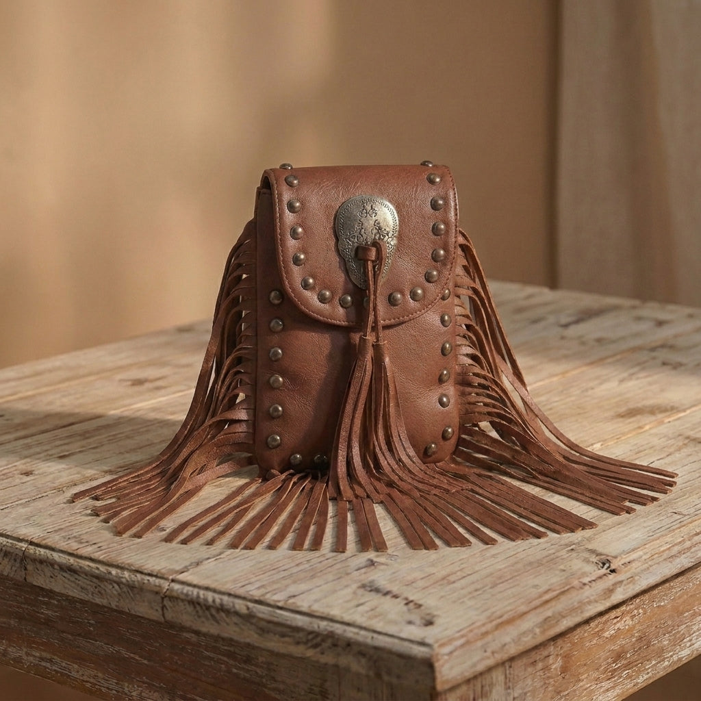 Fringe Tassel Phone Crossbody Bag