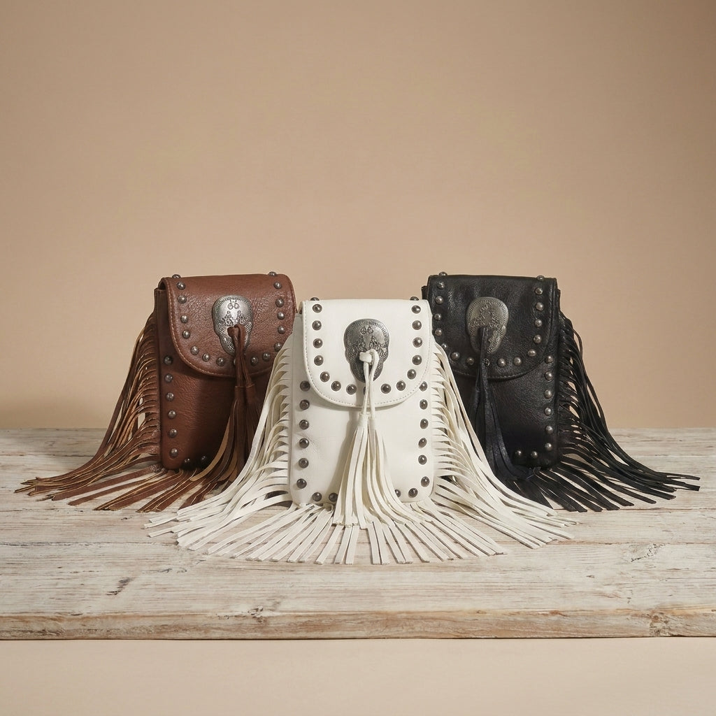 Fringe Tassel Phone Crossbody Bag
